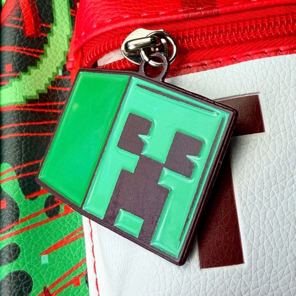 Minecraft Explosion TNT Mini Backpack, Green - Picture 4 of 10